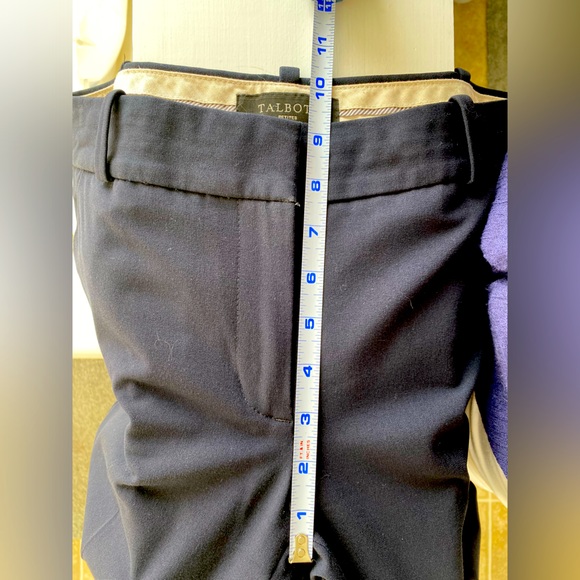 Ladies Classic Talbots Navy 2P Business Slacks - Picture 2 of 6
